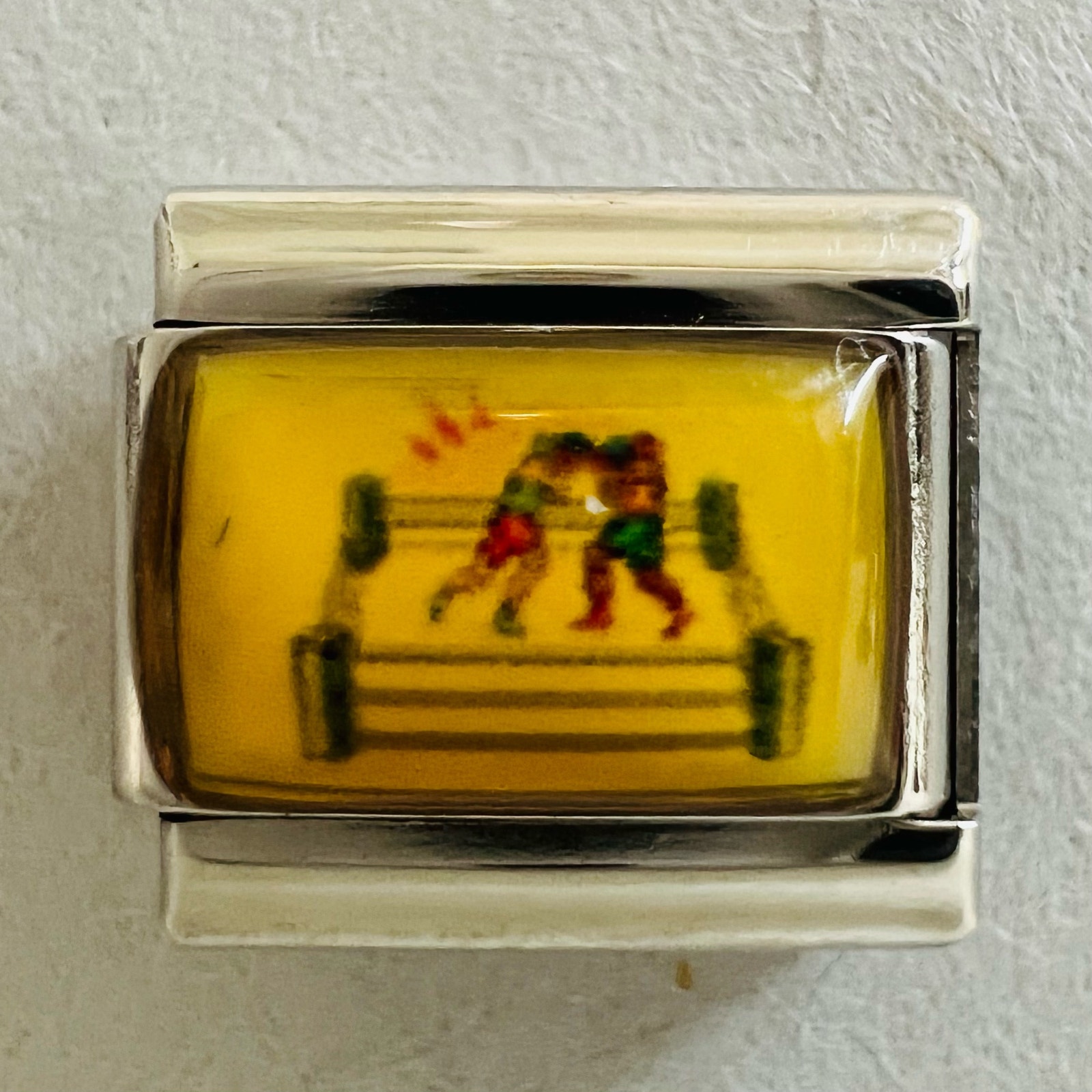 Boxing Italian Charm Bracelet Link 6$